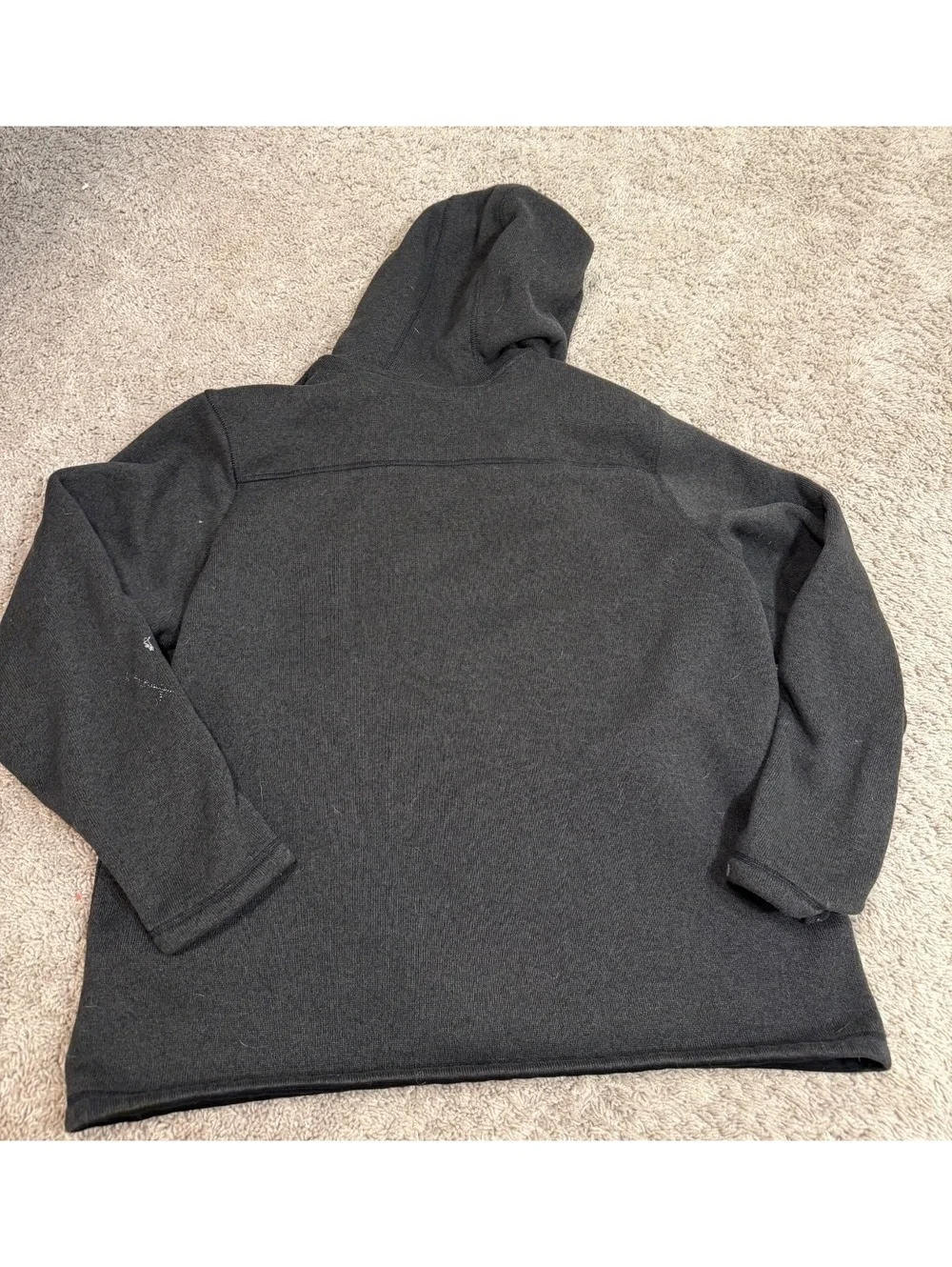 The North Face Men's Hooded Fleece Jacket XXL Charcoal Gray